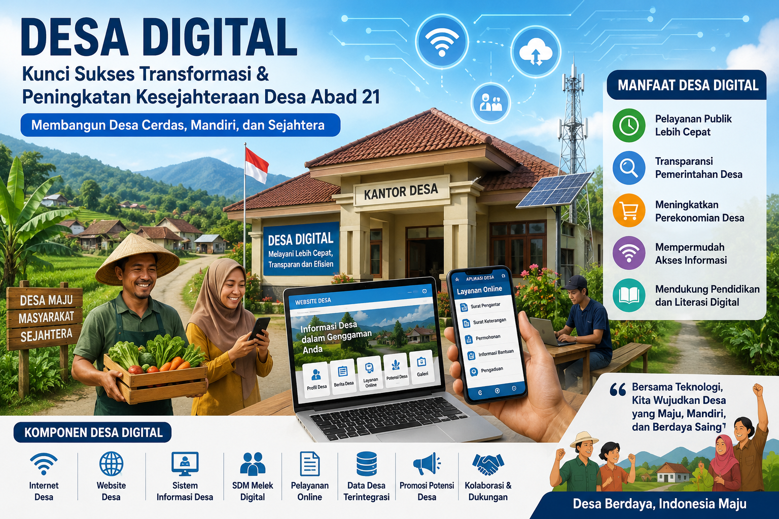 Desa Digital: Kunci Sukses Transformasi & Peningkatan Kesejahteraan Desa Abad 21